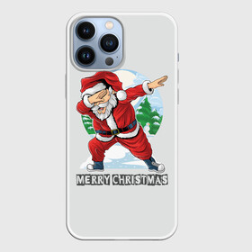 Чехол для iPhone 13 Pro Max с принтом Mary Christmas (Dab) ,  |  | christmas | merry christmas | santa claus | дед мороз | ёлка | зима | мороз | новый год | подарок | праздник | рождество | с новым годом | санта клаус | снегурочка | снежинки