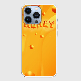 Чехол для iPhone 13 Pro с принтом Медовая волна |  Honey wave ,  |  | Тематика изображения на принте: honey | wave | волна | мёд | милая | милый | сладость