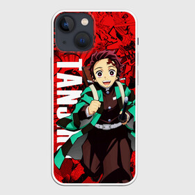 Чехол для iPhone 13 mini с принтом Танджиро Камадо ,Клинок, рассекающий демонов ,  |  | anime | demon slayer | kimetsu no yaiba | tanjiro kamado | аниме | камадо | клинок | манга | рассекающий демонов | танджиро