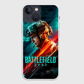 Чехол для iPhone 13 mini с принтом Battlefield 2042 game art ,  |  | Тематика изображения на принте: 2042 | action | art | battlefield | dice | game | shooter | soldier | арт | батла | баттлфилд | война | солдат | шутер