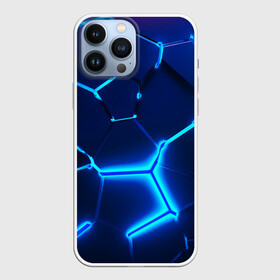 Чехол для iPhone 13 Pro Max с принтом 3D ПЛИТЫ | NEON STEEL | НЕОНОВЫЕ ПЛИТЫ ,  |  | 3d | abstraction | among as | counter strike | geometry | hexagon | lol | neon | paints | stripes | texture | triangle | wow | абстракция | амонг ас | брызги | геометрия | краски | неон | неоновый | разлом | соты | текстура