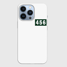 Чехол для iPhone 13 Pro с принтом Игра в кальмара Сон Ки Хун ,  |  | Тематика изображения на принте: 456 | главный герой | ира в кальмара | популярные сериалы | прикол | тюремная
