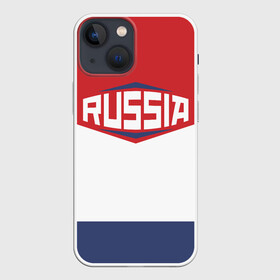 Чехол для iPhone 13 mini с принтом Russia ,  |  | background | russia | russian national team | россия | сборная россии | фон