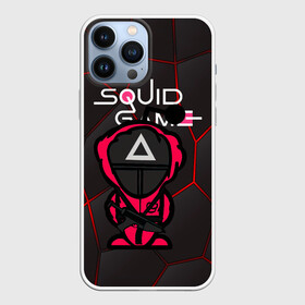 Чехол для iPhone 13 Pro Max с принтом Squid game BLACK ,  |  | squid game | выживание | игра в кальмара | кальмар | корейский | корея