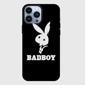 Чехол для iPhone 13 Pro Max с принтом BAD BOY (секси) ,  |  | bad boy | erotic | love | playboy | заяц | кролик | любовь | плейбой | прикол | смешной | страсть | ххх | шутка | юмор
