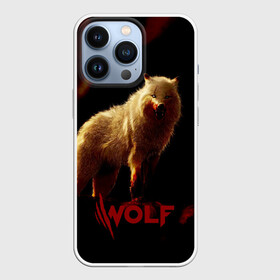Чехол для iPhone 13 Pro с принтом Красный волк. ,  |  | wolf | wolfs | волк | волки | волчара | животные | звери | лес | природа