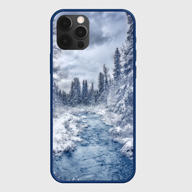 Чехол для iPhone 12 Pro Max с принтом СНЕЖНЫЙ ПЕЙЗАЖ , Силикон |  | fores | ice | snow | white | winter | белый | вода | зима | иней | красота | лед | лес | мороз | небо | новый год | пейзаж | природа | река | ручей | снег