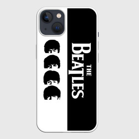 Чехол для iPhone 13 с принтом The Beatles черно   белый партер ,  |  | beatles | the beatles | бителз | бителс | битлз | битлс | битлы | группа | джон леннон | джордж харрисон | жуки | зе | ливерпульская четвёрка | мерсибит | пол маккартни | поп | ринго старр | рок