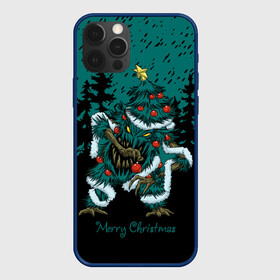 Чехол для iPhone 12 Pro Max с принтом Бесячья ёлка , Силикон |  | demon | evil spirits | forest | frenzied tree | halloween | happy new year | merry christmas | night | red balls | satan | sharp fangs | бесячья ёлка | демон | красные шары | лес | нечисть | новый год | ночь | острые клыки | рождество | сатана | хэллоуин