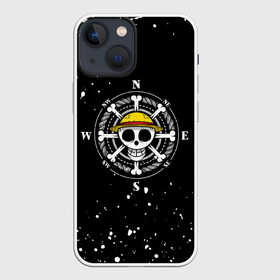 Чехол для iPhone 13 mini с принтом ONE PIECE | ВАН ПИС ЧЕРЕП БРЫЗГИ КРАСОК ,  |  | anime | luffi | lufi | manga | one piece | samurai | wano ван пис | zoho | большой куш | ванпис | вон пис | зохо | корабль | король пиратов | луфи | луффи | манга | манки д луффи | пират | самурай | уон пис