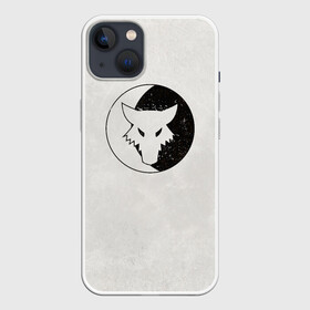 Чехол для iPhone 13 с принтом Лунные волки ранний лого (цвет легиона) ,  |  | luna wolves | sons of horus | space marine | waha | warhammer | wolf | астартес | вархаммер | ваха | волк | космодесант | лунные волки | сыны хоруса | цвет легиона