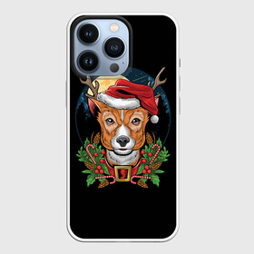 Чехол для iPhone 13 Pro с принтом Рождественский Оленёнок ,  |  | christmas | merry christmas | santa claus | дед мороз | ёлка | новогодние олени | новый год | оленёнок бэмби | оленёнок рудольф | с новым годом | сантаклаус | свитер с оленями | северный олень | снегурочка | снежинки