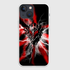 Чехол для iPhone 13 mini с принтом Berserk разряд молнии ,  |  | berserk | knight | аниме | берсерк | гроза | молнии | молния | разряд молнии | рыцарь