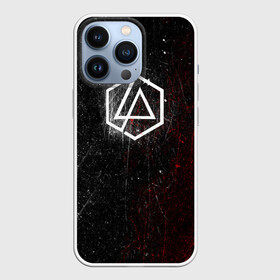 Чехол для iPhone 13 Pro с принтом Linkin Park Logo | Линкин Парк ,  |  | album | bennington | chester | green | grunge | linkin park | mike | music | rock | shinoda | style | альбом | беннингтон | гитара | гранж | линкин парк | логотип | музыка | надпись | певец | полосы | потертости | рок | честер | шинода