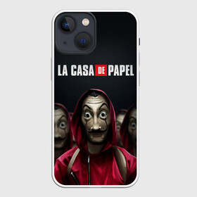 Чехол для iPhone 13 mini с принтом Бумажный дом,  La Casa de Papel ,  |  | casa | de | helsinki | la | palermo | papel | бумажный | дом | палермо | сериал | сериалы | хельсинки