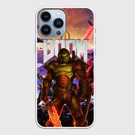 Чехол для iPhone 13 Pro Max с принтом DOOM ETERNAL | ДУМ БИТВА В АДУ ,  |  | demons | devil | doom | doom eternal | doom guy | doom slayer | hell | iddqd | mark of the doom slayer | slayer | ад | гарнило | демоны | дум | палач | палач рока