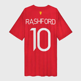 Платье-футболка 3D с принтом Маркус Рашфорд, Манчестер Юнайтед ,  |  | manchester united | rashford | манчестер | манчестер юнайтед | маркус рашфорд | рашфорд