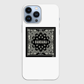 Чехол для iPhone 13 Pro Max с принтом KIZARU (BANDANA) ,  |  | Тематика изображения на принте: bandana | kizaru | music | мерч | музыка | рэп