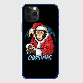 Чехол для iPhone 12 Pro Max с принтом CHRISTMAS (обезьяна) , Силикон |  | chimpanzee | christmas | gorilla | merry christmas | monkey | santa claus | бигфут | гамадрил | гиббон | год обе | горилла | дед мороз | ёлка | животное | зверь | мартышка | новый год | обезьяна | орангутан | подарок | праздник