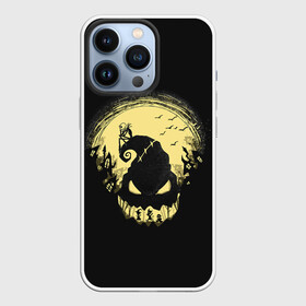 Чехол для iPhone 13 Pro с принтом Кошмар Джека. The Nightmare before Christmas ,  |  | before | christmas | demon | devil | halloween | jack | lamp | night | pumpkin | skeleton | skellington | smile | witch | ведьма | демон | джек | лампа | ночь | перед | рождеством | светильник | скелет | скеллингтон | тыква | улыбка | хэлло