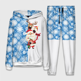 Женский костюм 3D (с толстовкой) с принтом Подарок от Санты ,  |  | christmas | merry christmas | santa claus | гном | дед мороз | ёлка | зима | мороз | новый год | олень | подарок | праздник | рождество | с новым годом | санта клаус | снеговик | снегурочка | снежинки