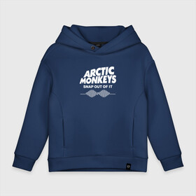 Детское худи Oversize хлопок с принтом Arctic Monkeys, группа , френч-терри — 70% хлопок, 30% полиэстер. Мягкий теплый начес внутри —100% хлопок | боковые карманы, эластичные манжеты и нижняя кромка, капюшон на магнитной кнопке | Тематика изображения на принте: arctic | monkeys | rock | алекс тёрнер | арктик | группа | группы | джейми кук | инди | манкиз | музыка | мэтт хелдерс | ник омэлли | постпанк | рок