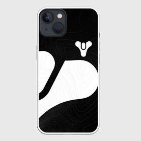 Чехол для iPhone 13 с принтом DESTINY 2 LOGO WHITE ,  |  | Тематика изображения на принте: bungie | cayde 6 | cyd6 | destiny | destiny 2 | forsaken | gambit | ghost | hunter | light | mara sov | titan | warlock | банги | варлок | габмит | дестини | дестини 2 | зур | кейд | кейд 6 | коро | мара сов | отвергнутые 