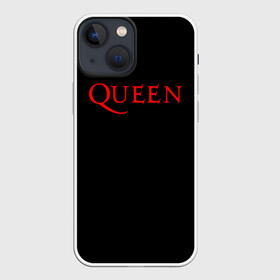 Чехол для iPhone 13 mini с принтом QUEEN, ,  |  | Тематика изображения на принте: queen | квин | мистер робот | музыка | рами малек | рок | фредди меркьюри