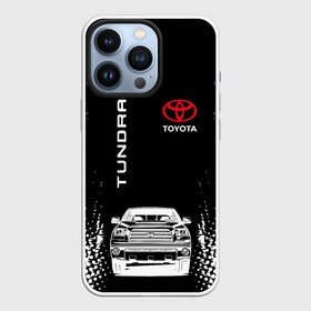 Чехол для iPhone 13 Pro с принтом Toyota Tundra | Следы шин ,  |  | toyota chaser | toyota land cruiser | toyota sport | toyota tundra | tundra | камри | ленд крузер | марк | следы шин | тойота | тойота камри | тойота ленд крузер | тойота марк | тойота тундра