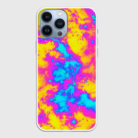 Чехол для iPhone 13 Pro Max с принтом Яркая абстракция космических красок ,  |  | abstract | gradient | neon | paint | абстракция | брызги красок | градиент | кислота | кислотные цвета | кислотный стиль | кляксы | космические краски | краски | красочный | молодежные | неоновые | орнамент