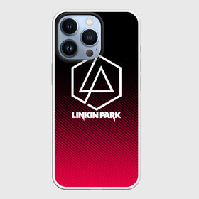 Чехол для iPhone 13 Pro с принтом LINKIN PARK LOGO CARBON ,  |  | chester bennington | linkin park | mike shinoda | rock | линкин парк | музыка | рок | рок музыка