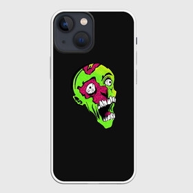 Чехол для iPhone 13 mini с принтом Undead. Cartoon Style ,  |  | Тематика изображения на принте: alive | apocalypse | cartoon | dead | halloween | magic | rebel | style | undead | virus | zombie | андед | апокалипсис | вирус | восставший | живой | зомби | магия | мертвец | мертвый | мультяшный | нежить | немертвый | сил | хэллоуин