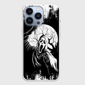 Чехол для iPhone 13 Pro с принтом Крик Хэллоуин Хоррор | Scream Halloween ,  |  | film | grunge | halloween | moon | movie | scream | wood | ветки | гранж | дерево | кино | крик | луна | маска | ужастик | фильм | хеллоуин | хоррор | хэллоуин