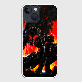 Чехол для iPhone 13 mini с принтом БЕРСЕРК ОГНЕННЫЙ | BERSERK ,  |  | anime | berserk | аниме | берсерк | бесерк | гатс | крик | манга | мультфильм | огонь | пламя