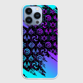 Чехол для iPhone 13 Pro с принтом GENSHIN NEON PATTERN SYMBOL   НЕОН ЭМБЛЕМЫ ,  |  | amber | anime | genshin impact | girl | jean | lisa | paimon | xiao | zelda | анемо | аниме | геншен импакт | геншин импакт | геншин эмпакт | геншинимпакт | девушка | игры | кли | лиза | паймон | пеймон | персонажи | сяо | тян