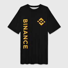 Платье-футболка 3D с принтом БИНАНС ЛОГО КАРБОН  BINANCE LOGO ,  |  | bitcoin | blockchain | btc | cardano | crypto | ethereum | polkadot | tether | xrp | бинанс | биткоин | блокчейн | валюта | деньги | криптовалюта | майнер | майнинг | цифровая валюта | цифровое золото | эфир