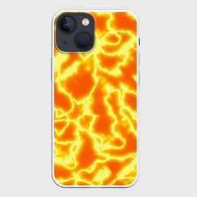 Чехол для iPhone 13 mini с принтом Огненная вспышка ,  |  | Тематика изображения на принте: abstract | fire | flame | flash | gradient | lightning | neon | orange | абстракция | в огне | взрыв | вспышка | горящий | градиент | лава | молния | неоновый | огненные молнии | огонь | оранжевый принт | переливы | пламя | пожар