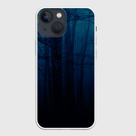 Чехол для iPhone 13 mini с принтом Gloomy forest ,  |  | forest | gloomy forest | halloween | лес | мрачный лес | хэллоуин