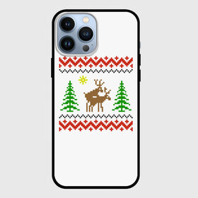 Чехол для iPhone 13 Pro Max с принтом Олени (sexy) ,  |  | love | playboy | вышиванка | вышивка крестом | для влюбленных | любовь | неприличные олени | новогодние олени | олени | орнамент | плейбой | прикол | рождественские олени | свитер с оленями | се