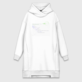 Платье-худи хлопок с принтом Код Создателя   для программиста ,  |  | код | код создателя | мир | программист | с надписью | философская
