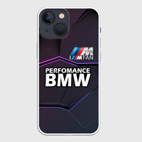 Чехол для iPhone 13 mini с принтом BMW Perfomance ,  |  | bmw | bmw motorsport | автопром | автоспорт | бмв | бумер | бэха | фанат бмв