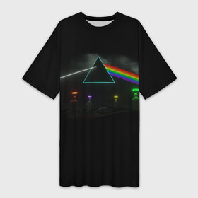 Платье-футболка 3D с принтом ПИНК ФЛОЙД  PINK FLOYD LOGO ,  |  | Тематика изображения на принте: pink floyd | артрок | группа | музыка | пинк флойд | прогрессивный рок | протопрог | психоделический рок | рок | рок группа | спейсрок | эйсидрок | экспериментальный рок