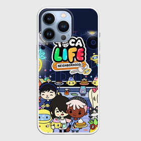 Чехол для iPhone 13 Pro с принтом TOKA LIFE ПЕРСОНАЖИ ,  |  | toca boca | toka life | детская игра | дружба | игра | лого | логотип | персонажи | прикоснуться ко рту | руки | тока бока