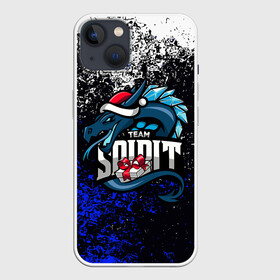 Чехол для iPhone 13 с принтом TEAM SPIRIT НОВОГОДНИЙ ДРАКОН ,  |  | collapse | cs go | cyber | cybersport | dota 2 | dragon | hearthstone | miposhka | mira | russia | spirit | spirited | team spirit | the international | torontotokyo | ts | yatoro | дракон | кибер | киберспорт | киберспортсмен | кс го | новый го