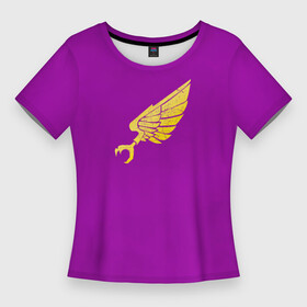 Женская футболка 3D Slim с принтом Дети Императора до Ереси Хоруса (цвет легиона) ,  |  | astartes | emperors children | fulgrim | violet | waha | warhammer | астартес | вархаммер | ваха | дети императора | легион | фиолетовый | фулгрим