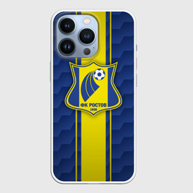 Чехол для iPhone 13 Pro с принтом ФК Ростов ,  |  | background | football | football club | rostov | sports | texture | ростов | рпл | спорт | текстура | фон | футбол | футбольный клуб