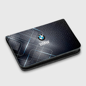 Картхолдер с принтом с принтом [BMW] Logo , натуральная матовая кожа | размер 7,3 х 10 см; кардхолдер имеет 4 кармана для карт; | bmw | bmw performance | m | motorsport | performance | бмв | моторспорт