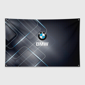 Флаг-баннер с принтом [BMW] Logo , 100% полиэстер | размер 67 х 109 см, плотность ткани — 95 г/м2; по краям флага есть четыре люверса для крепления | bmw | bmw performance | m | motorsport | performance | бмв | моторспорт