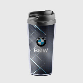 Термокружка-непроливайка с принтом [BMW] Logo , внутренняя часть — пищевой пластик, наружная часть — прозрачный пластик, между ними — полиграфическая вставка с рисунком | объем — 350 мл, герметичная крышка | bmw | bmw performance | m | motorsport | performance | бмв | моторспорт