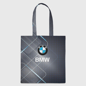 Шоппер 3D с принтом [BMW] Logo , 100% полиэстер | Плотность: 200 г/м2; Размер: 34×35 см; Высота лямок: 30 см | bmw | bmw performance | m | motorsport | performance | бмв | моторспорт